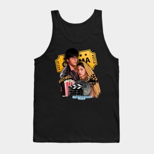 Shahrukh Khan and Kajol Artwork Tank Top